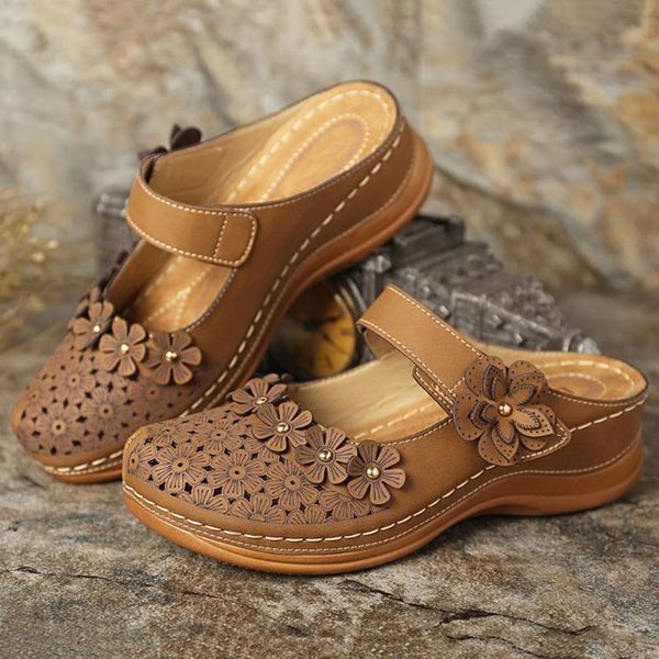women's sandals retro floral sweet platform shoes woman flat ladies pu leather sandalia feminina footwear plus size, Black
women's sandals retro floral sweet platform shoes woman flat ladies pu leather sandalia feminina footwear plus size, Black