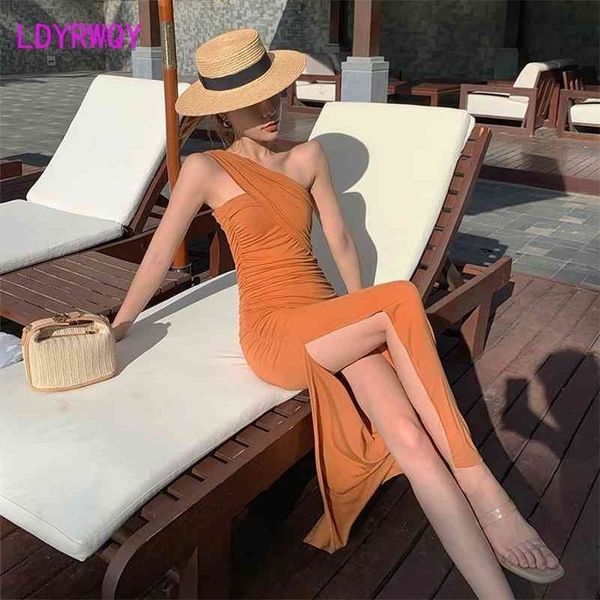 ldyrwqy summer french shoulder strapless pure color retro exterior wear fashionable slim dress office lady 210416, Black;gray
ldyrwqy summer french shoulder strapless pure color retro exterior wear fashionable slim dress office lady 210416, Black;gray
