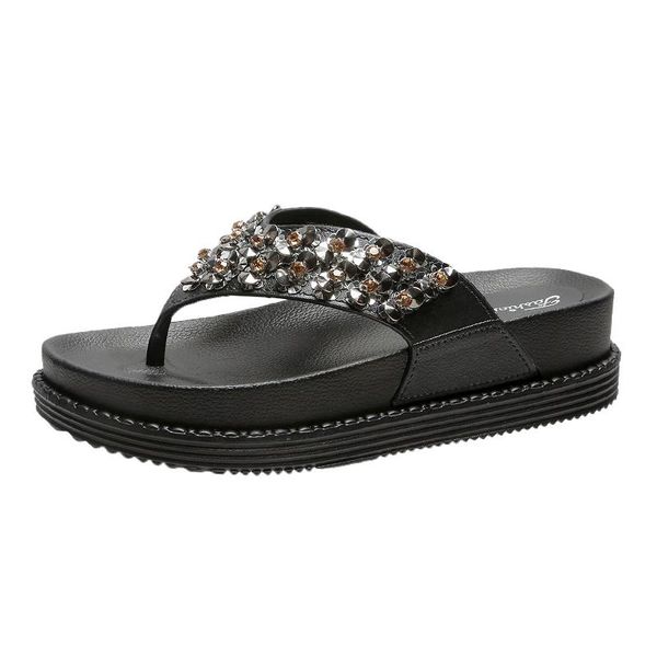 holiday women summer slippers sandals lady slides female flip flops shoes outdoor elegant, Black
holiday women summer slippers sandals lady slides female flip flops shoes outdoor elegant, Black