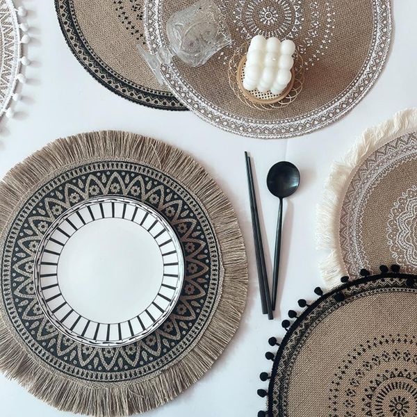 mats & pads 38cm round lace/embroidery table placemat nordic style non-slip heat insulation furniture decoration mat coffee cup
mats & pads 38cm round lace/embroidery table placemat nordic style non-slip heat insulation furniture decoration mat coffee cup