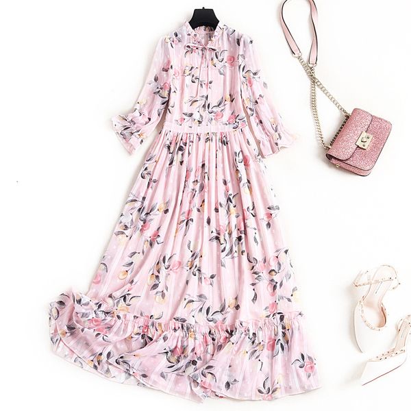 casual dresses spring summer pink 4/5 sleeve round neck floral print chiffon ribbon tie bow mid-calf dress & fashion om1122f326 fv6f, Black;gray
casual dresses spring summer pink 4/5 sleeve round neck floral print chiffon ribbon tie bow mid-calf dress & fashion om1122f326 fv6f, Black;gray