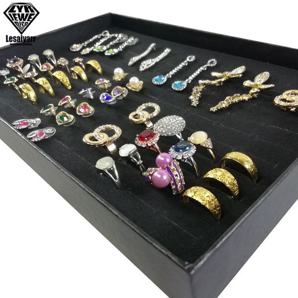jewelry rings display tray velvet 100 slot case box jewelry storage box rings display tray velvet 100 slot case box, Black
jewelry rings display tray velvet 100 slot case box jewelry storage box rings display tray velvet 100 slot case box, Black