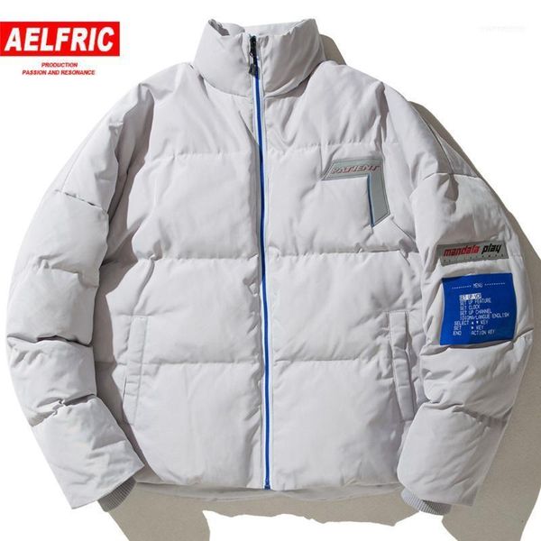 men's down & parkas 2021 winter jacket thicken warm hoodies long sleeve zipper outwear overcoat patch design harajuku streetwear, Black
men's down & parkas 2021 winter jacket thicken warm hoodies long sleeve zipper outwear overcoat patch design harajuku streetwear, Black