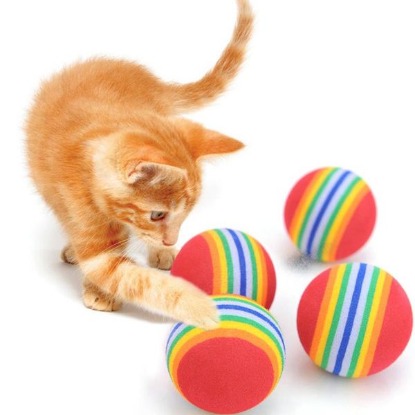 cat toys 10 pcs/set colorful toy ball interactive play scratch natural foam 2 size training pet supplies
cat toys 10 pcs/set colorful toy ball interactive play scratch natural foam 2 size training pet supplies