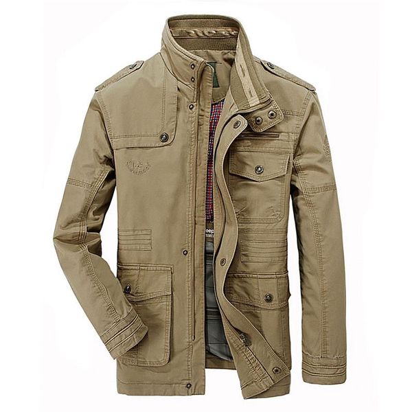men's jackets autumn military jacket men spring casual cotton trench coat outwear multi-pocket cargo bomber male jaqueta masculina, Black;brown
men's jackets autumn military jacket men spring casual cotton trench coat outwear multi-pocket cargo bomber male jaqueta masculina, Black;brown