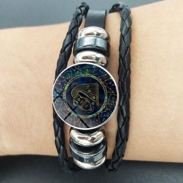 bangle 12 constellation bracelet men women fashion wrist jewelry glass gem leather boy girl couple birthday gifts, Black
bangle 12 constellation bracelet men women fashion wrist jewelry glass gem leather boy girl couple birthday gifts, Black