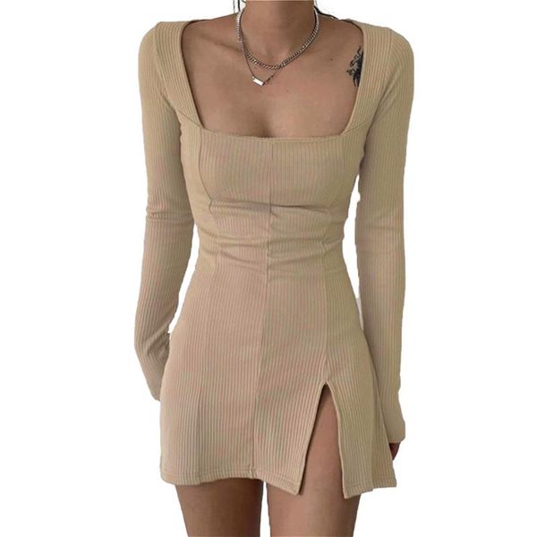 casual dresses solid elegant split dress ladies sundress autumn women long sleeve square collar vintage party, Black;gray
casual dresses solid elegant split dress ladies sundress autumn women long sleeve square collar vintage party, Black;gray