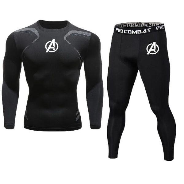 men's tracksuits roupa esportiva masculina, camiseta fitness, leggings apertadas, logotipo, vingadores, de duas peças / mma, Gray
men's tracksuits roupa esportiva masculina, camiseta fitness, leggings apertadas, logotipo, vingadores, de duas peças / mma, Gray