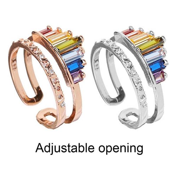 pc rainbow crown ring geometry charm resizable rhinestone for femme homme party wedding engagement gift women rings, Slivery;golden
pc rainbow crown ring geometry charm resizable rhinestone for femme homme party wedding engagement gift women rings, Slivery;golden