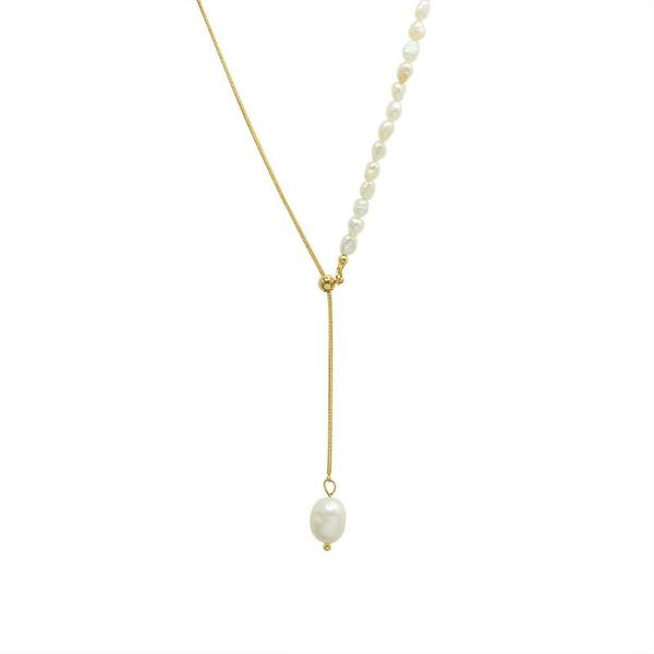 pendant necklaces minimalist necklace plated gold freshwater pearl stainless steel buckle pendants gift for women gothic 2021 fashion jewell, Silver
pendant necklaces minimalist necklace plated gold freshwater pearl stainless steel buckle pendants gift for women gothic 2021 fashion jewell, Silver