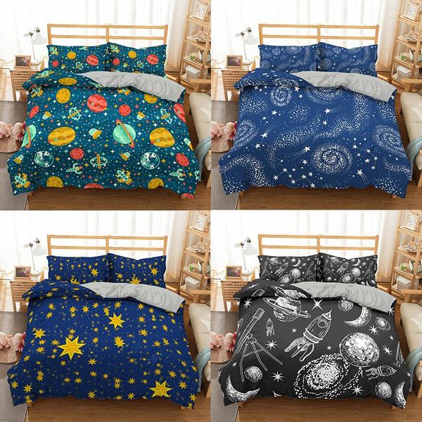 bedding sets cartoon planet print set cute bedspread for kids king size bedclothes stars duvet cover with pillowcase 2/3pc
bedding sets cartoon planet print set cute bedspread for kids king size bedclothes stars duvet cover with pillowcase 2/3pc