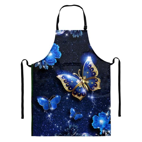beautiful butterfly printed blue kitchen cooking aprons for waterproof pinafore with pocket home cleaning tool
beautiful butterfly printed blue kitchen cooking aprons for waterproof pinafore with pocket home cleaning tool