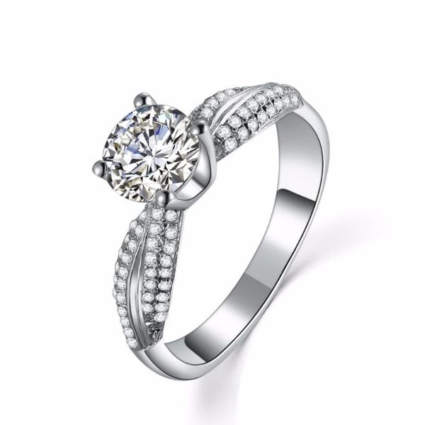 cluster rings s925 1ct super luxury ring twsit arms quality synthetic vintage sterling silver jewelry engagement white gold cover, Golden;silver
cluster rings s925 1ct super luxury ring twsit arms quality synthetic vintage sterling silver jewelry engagement white gold cover, Golden;silver