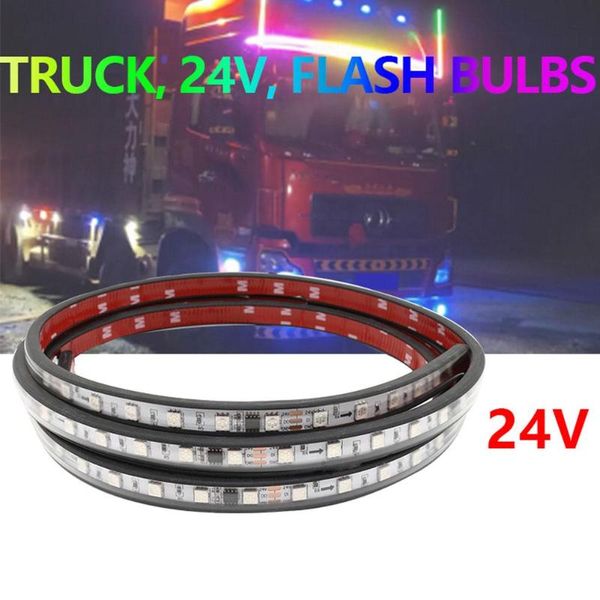 1pc silicone 24v volt truck car styling rgb sequential led strips colorful streaming light interior&external lights
1pc silicone 24v volt truck car styling rgb sequential led strips colorful streaming light interior&external lights