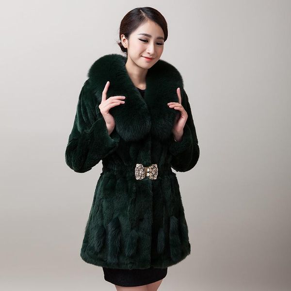 women's fur & faux natural rex coat luxury jacket with real collar coats winter warm outwear plus size 5xl yq823, Black
women's fur & faux natural rex coat luxury jacket with real collar coats winter warm outwear plus size 5xl yq823, Black
