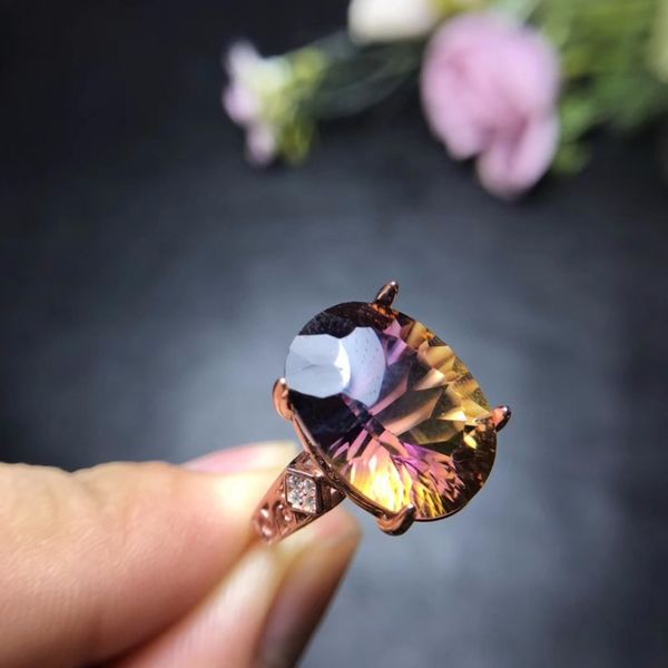 natural oval ametrine gemstone ring, 925 sterling silver, 12*16mm birthstone gift jewelry, wedding rings for women fj293 1019, Golden;silver
natural oval ametrine gemstone ring, 925 sterling silver, 12*16mm birthstone gift jewelry, wedding rings for women fj293 1019, Golden;silver