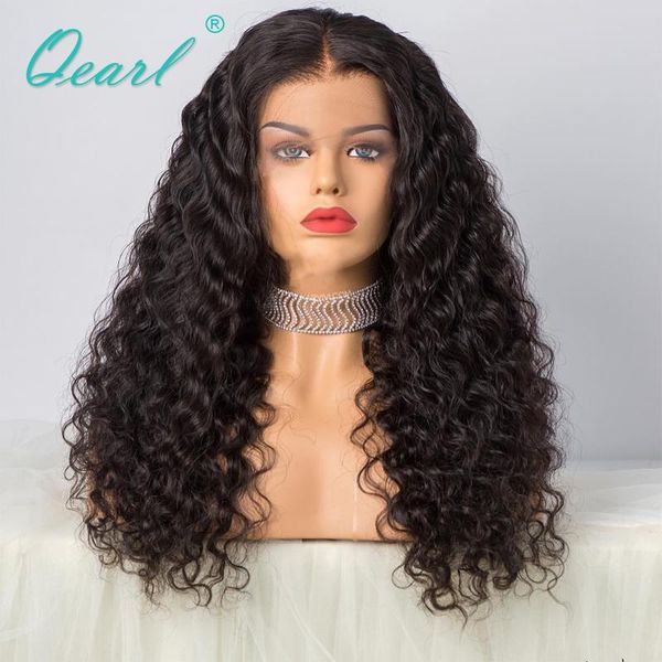 human hair wig for women deep curly 13x4 lace front wigs thick density brazilian remy 200% 400% glueless preplucked qearl, Black;brown
human hair wig for women deep curly 13x4 lace front wigs thick density brazilian remy 200% 400% glueless preplucked qearl, Black;brown
