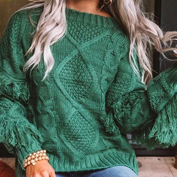women's sweaters 2021 casual o neck green office lady pullovers winter plus size thicken warm twisted knitted sweater, White;black
women's sweaters 2021 casual o neck green office lady pullovers winter plus size thicken warm twisted knitted sweater, White;black