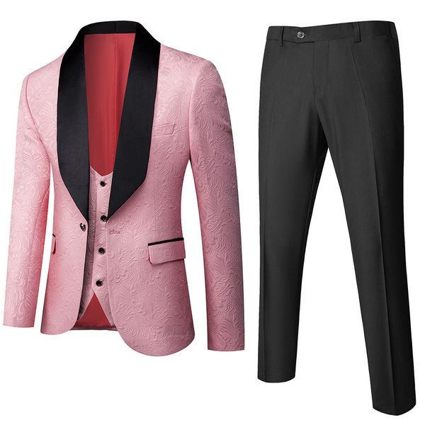 men's suits & blazers banquet suit, tight wedding royal jacket + pants men's vest damascus jacquard evening in 2021, White;black
men's suits & blazers banquet suit, tight wedding royal jacket + pants men's vest damascus jacquard evening in 2021, White;black