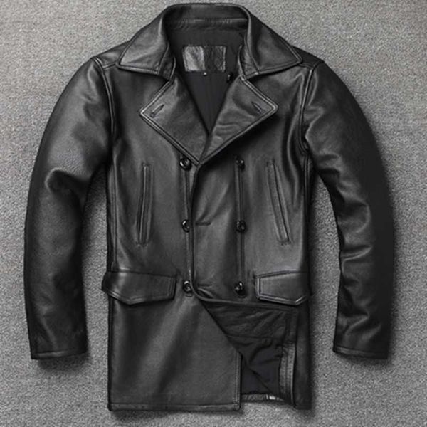 men's leather & faux men genuine cow jacket autumn cowhide coats windbreaker moto chaqueta mens ropa de hombre, Black
men's leather & faux men genuine cow jacket autumn cowhide coats windbreaker moto chaqueta mens ropa de hombre, Black