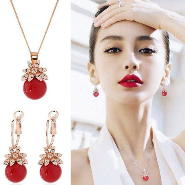 earrings & necklace vintage water drop pearl jewelry sets for women classic rhinestone crystal party pendant, Silver
earrings & necklace vintage water drop pearl jewelry sets for women classic rhinestone crystal party pendant, Silver