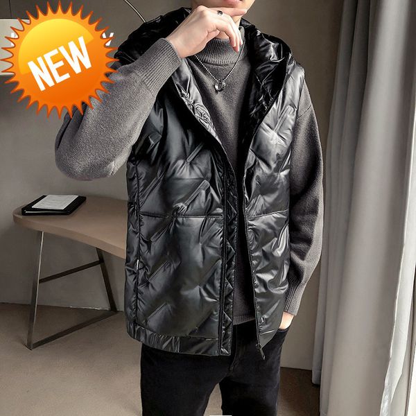 kolmakov 2021 winter coats men's vest 80% white duck down jackets men casual thicken waistcoat man size l-4xl, Black
kolmakov 2021 winter coats men's vest 80% white duck down jackets men casual thicken waistcoat man size l-4xl, Black