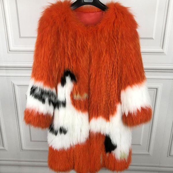 women's fur & faux yoloagain 2021 autumn outerwear women real raccoon coat ladies long knitted, Black
women's fur & faux yoloagain 2021 autumn outerwear women real raccoon coat ladies long knitted, Black