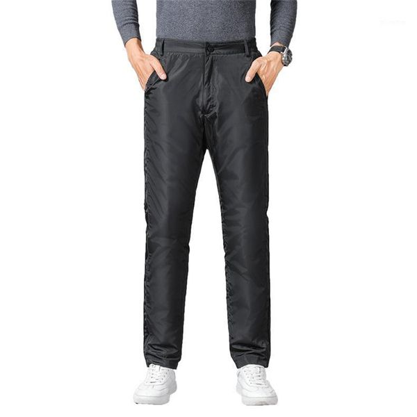 men's outer wear down wadded trousers youth warm thick loose outdoor windproof winter pants, Black
men's outer wear down wadded trousers youth warm thick loose outdoor windproof winter pants, Black