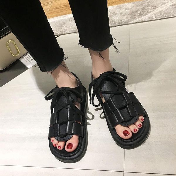 sandals women's comfortable shoes woman peep-toe slip-on flat casual female sandalias 2021 summer, Black
sandals women's comfortable shoes woman peep-toe slip-on flat casual female sandalias 2021 summer, Black