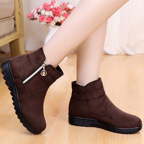2021 winter women boots 2020 fashion warm plush soft bottom ankle boots for women non-slip zipper female 1, Black
2021 winter women boots 2020 fashion warm plush soft bottom ankle boots for women non-slip zipper female 1, Black