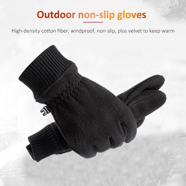 2pcs touch screen outdoor cycling thermal gloves men driving for sport snowboard motorcycle, Black
2pcs touch screen outdoor cycling thermal gloves men driving for sport snowboard motorcycle, Black