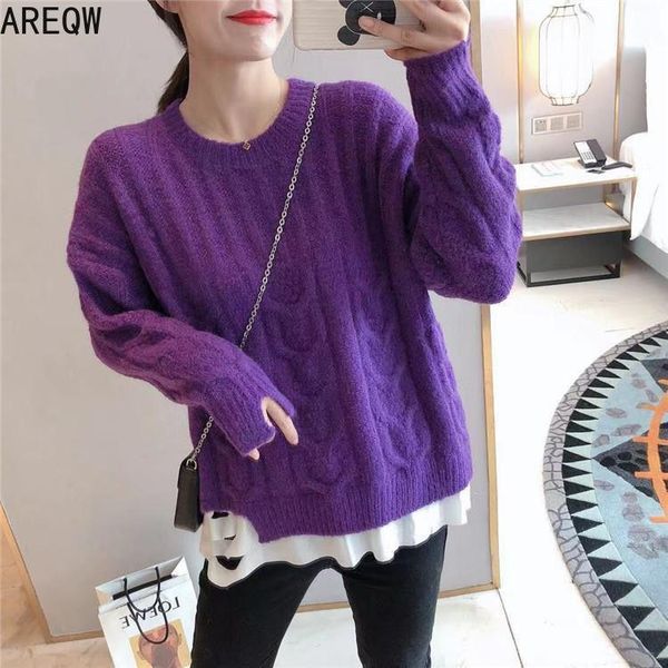 spring model fake two-piece non-fading sweater loose lazy wind hole pullover knitting women's sweaters, White;black
spring model fake two-piece non-fading sweater loose lazy wind hole pullover knitting women's sweaters, White;black