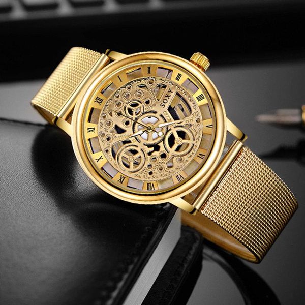 wristwatches golden luxury hollow steel watches women men retro relojes hombre quartz wristwatch fashion clock relogio feminino, Slivery;brown
wristwatches golden luxury hollow steel watches women men retro relojes hombre quartz wristwatch fashion clock relogio feminino, Slivery;brown