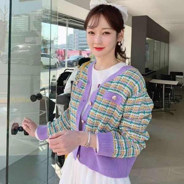 women's knits & tees korean official website dongdaemun style knitted cardigan western thick flower short sweater, White
women's knits & tees korean official website dongdaemun style knitted cardigan western thick flower short sweater, White
