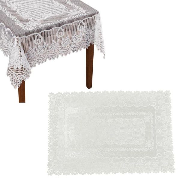 rose flower pattern lace edge rectangular tablecloth 152x228cm (white) table cloth
rose flower pattern lace edge rectangular tablecloth 152x228cm (white) table cloth