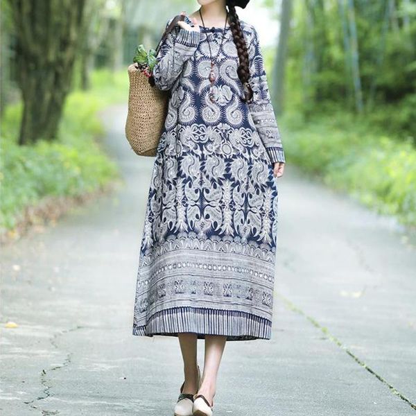 casual dresses 2021 women summer dress floral printed long sleeve maxi crew neck cotton linen pocket party beach, Black;gray
casual dresses 2021 women summer dress floral printed long sleeve maxi crew neck cotton linen pocket party beach, Black;gray
