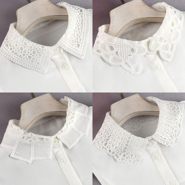 vintage women cotton lace fake collar blouse cute detachable shirt false lapel clothes accessories, Blue;purple
vintage women cotton lace fake collar blouse cute detachable shirt false lapel clothes accessories, Blue;purple