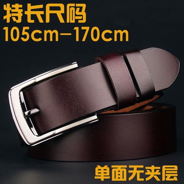 ure men's big extended pin160 blarge lengthened pin160 belt fat men's belts casual leather fat pants, Black;brown
ure men's big extended pin160 blarge lengthened pin160 belt fat men's belts casual leather fat pants, Black;brown
