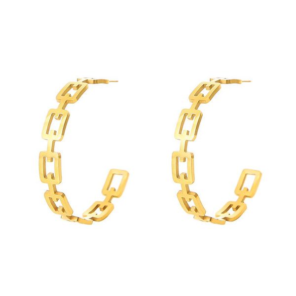stud minimalist chain stainless steel earrings for women statement gold metal geometric jewelry gift kolczyki, Golden;silver
stud minimalist chain stainless steel earrings for women statement gold metal geometric jewelry gift kolczyki, Golden;silver