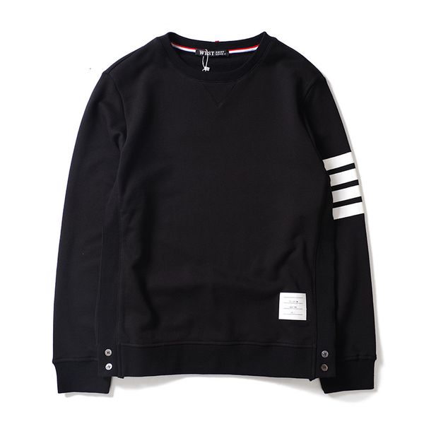 hoodies autumn and winter striped printed tb same suit fashion brand pure cotton sweater lover's coat jacket bottom coat, Black
hoodies autumn and winter striped printed tb same suit fashion brand pure cotton sweater lover's coat jacket bottom coat, Black