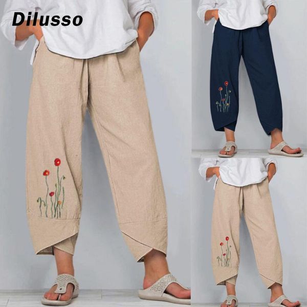 women's pants & capris for women summer autumn casual loose cotton and linen embroidered floral pockets ladies wide-leg pants#d3, Black;white
women's pants & capris for women summer autumn casual loose cotton and linen embroidered floral pockets ladies wide-leg pants#d3, Black;white