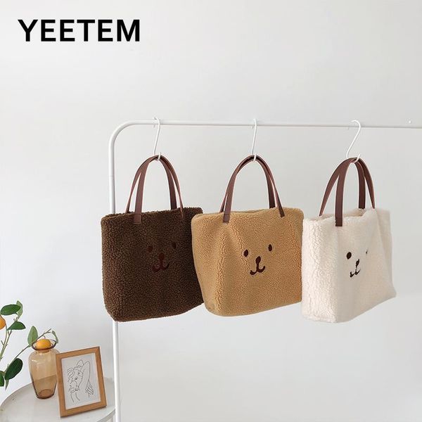 shoulder bags boolar autumn winter plush hand embroidery cute cartoon bear casual student toth satchellamb wool bag handbags
shoulder bags boolar autumn winter plush hand embroidery cute cartoon bear casual student toth satchellamb wool bag handbags