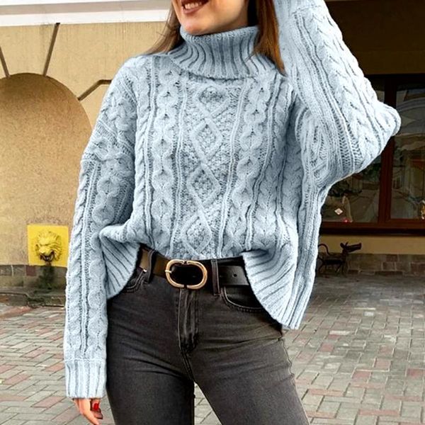 women's sweaters gypsylady cable knitted sweater pullover women autumn winter turtleneck batwing long sleeve female blue jumpers, White;black
women's sweaters gypsylady cable knitted sweater pullover women autumn winter turtleneck batwing long sleeve female blue jumpers, White;black