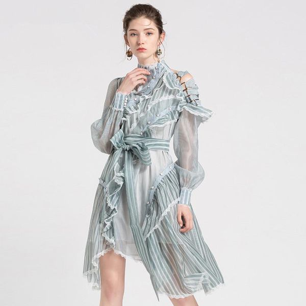 casual dresses stripe dress fashion women's long sleeves off shoulder ruffles chic party g090, Black;gray
casual dresses stripe dress fashion women's long sleeves off shoulder ruffles chic party g090, Black;gray