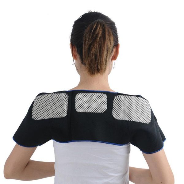 back support health care far infrared therapy spontaneous heating protective gear shoulder belt pad, Black;blue
back support health care far infrared therapy spontaneous heating protective gear shoulder belt pad, Black;blue