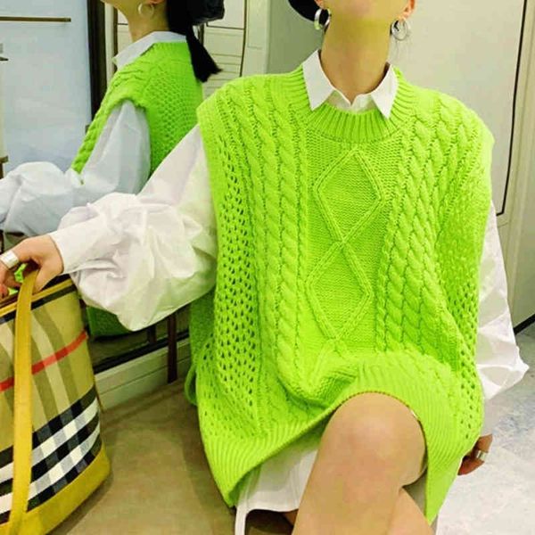 women's sweaters autumn neon sweater for casual woman loose long s mesh crochet vests fashion clothes vfcm, White;black
women's sweaters autumn neon sweater for casual woman loose long s mesh crochet vests fashion clothes vfcm, White;black