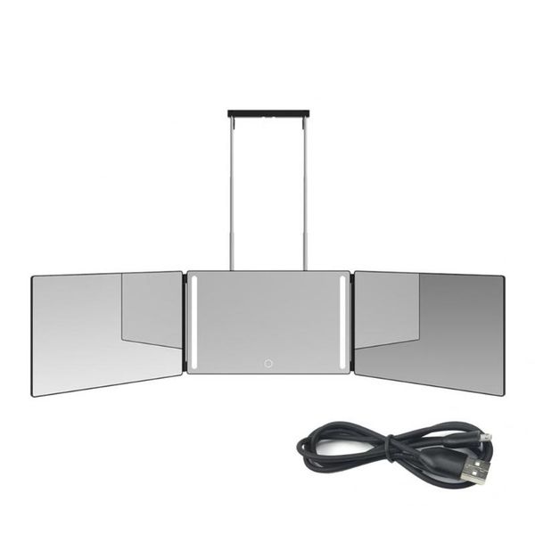 compact mirrors trifold mirror hair cutting tools with height adjustable triple sides makeup led light home use
compact mirrors trifold mirror hair cutting tools with height adjustable triple sides makeup led light home use