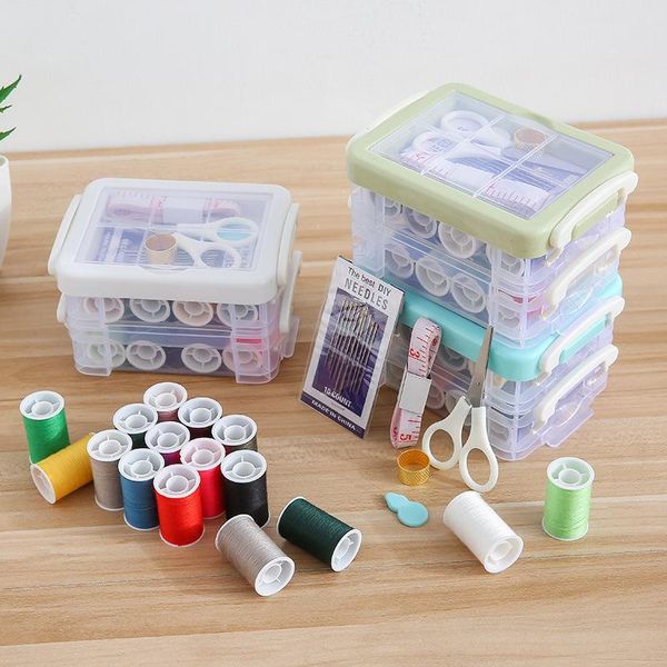 22pc/set plastic sewing box travel kit needle quilting thread stitching embroidery craft household tools accessories notions &, Black
22pc/set plastic sewing box travel kit needle quilting thread stitching embroidery craft household tools accessories notions &, Black