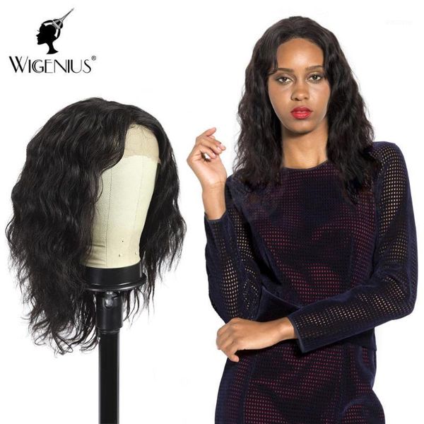 wigenius 12 inches middle part body wave brazilian human hair wig l natural color short lace front with baby wigs1, Black;brown
wigenius 12 inches middle part body wave brazilian human hair wig l natural color short lace front with baby wigs1, Black;brown