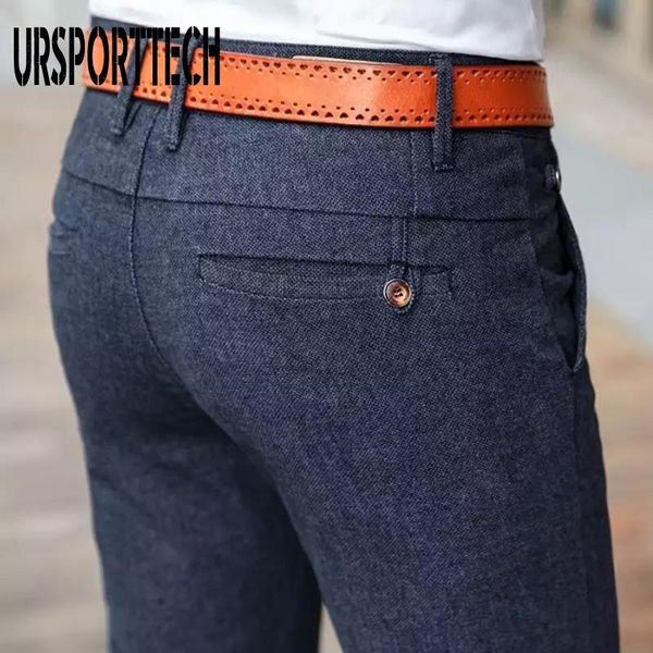 men's pants ursporttech brand men casual classic cotton trousers slim business straight plus size 40, Black
men's pants ursporttech brand men casual classic cotton trousers slim business straight plus size 40, Black